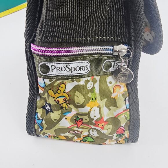 LeSportsac Tokidoki Paint a Rainbow Kawaii Allover Nylon Crossbody Messenger Bag - Picture 6 of 14